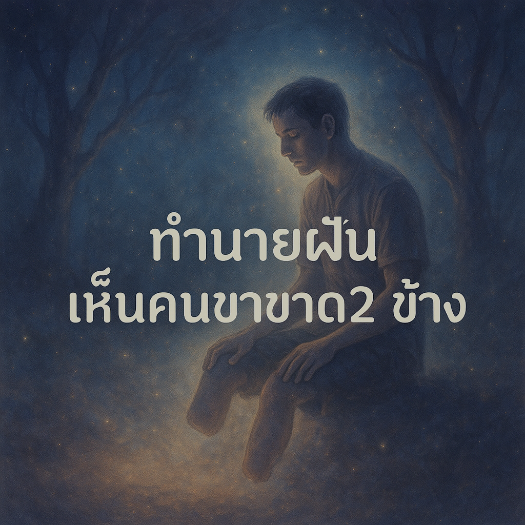 เห็นคนขาขาด 2 ข้าง